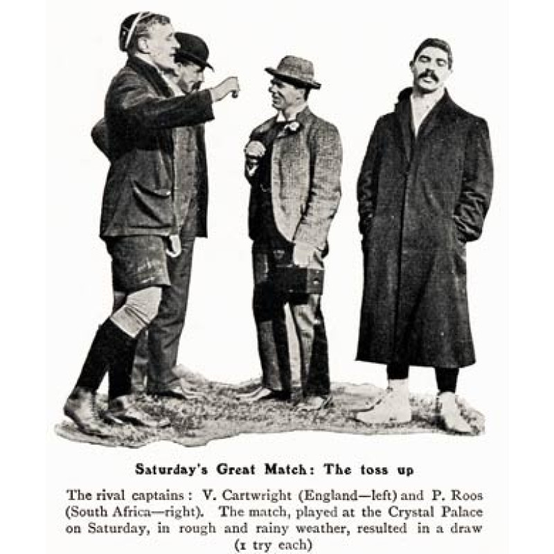 England v South Africa, 1906, Toss Up