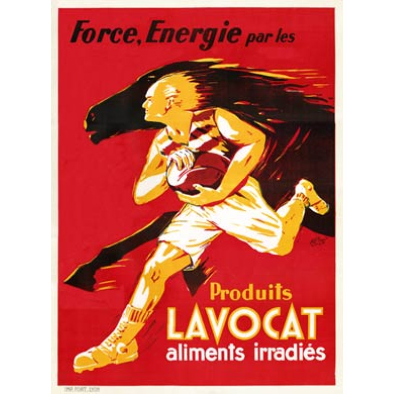 Lavocat Rugby Poster