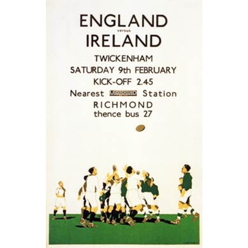 England v Ireland by Underground