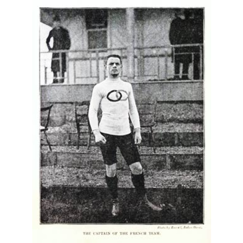 Frantz Reichel, French Rugby Captain, 1893