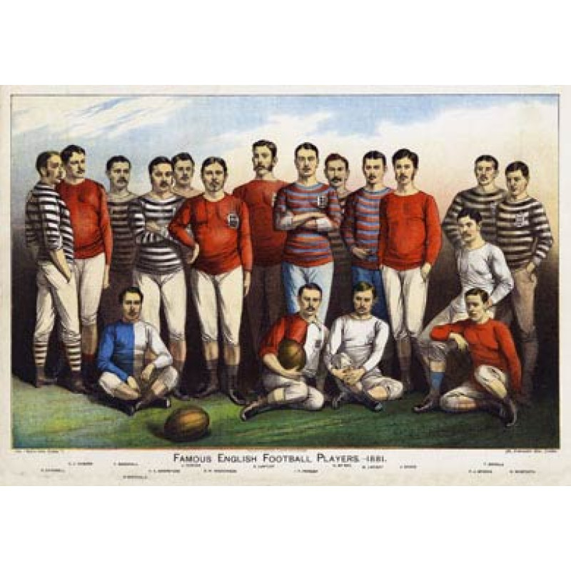 Famous English Footballers, 1881