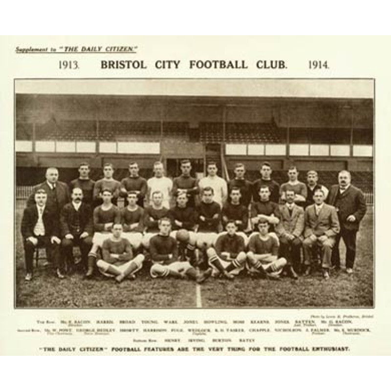 Bristol City Team Photo, 1913
