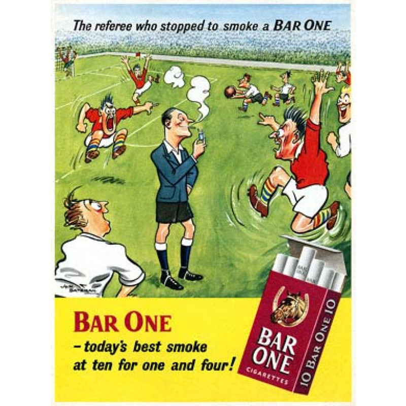 Bar One Football Ad