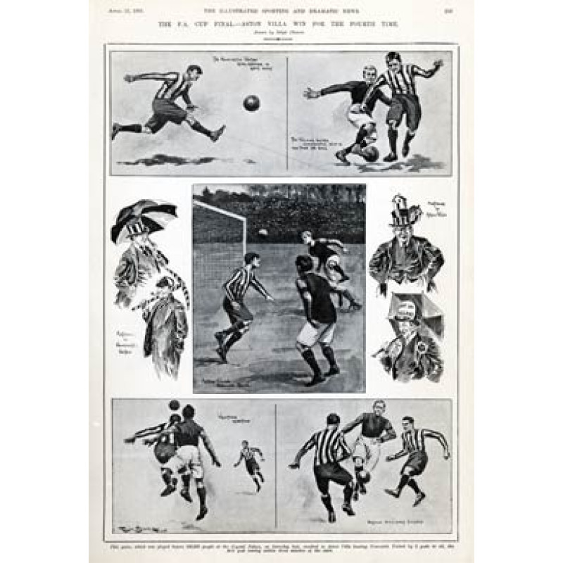 Aston Villa win the FA Cup, 1905