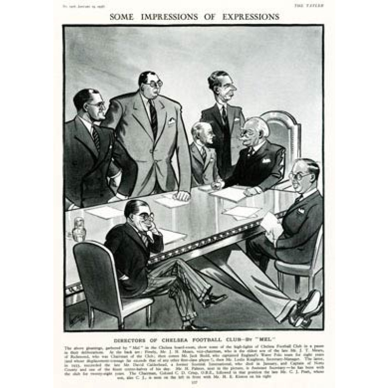 Directors of Chelsea FC, 1938