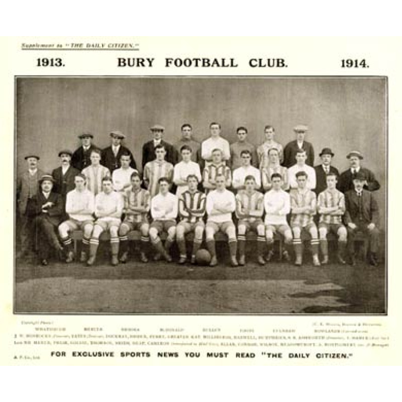Bury FC, 1913