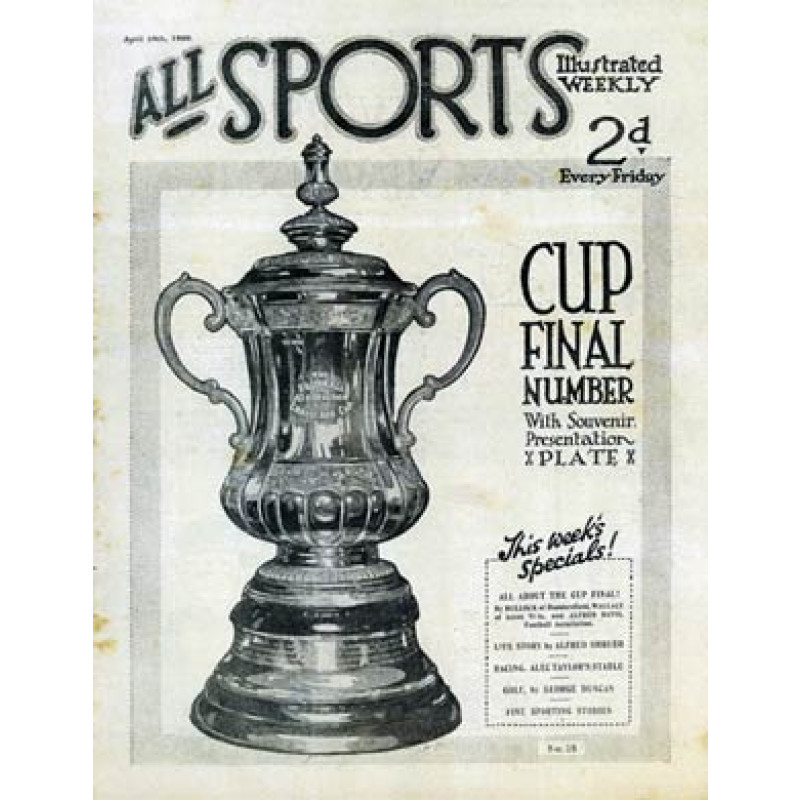 All Sports, FA Cup Final, 1920