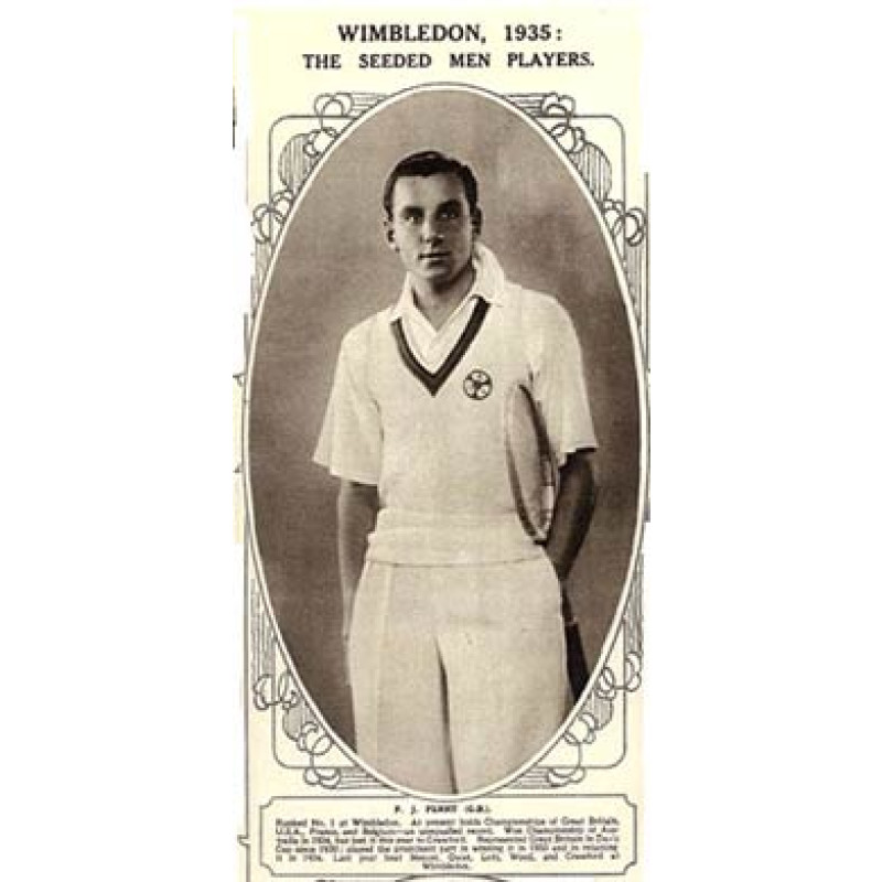Fred Perry, Wimbledon, 1935