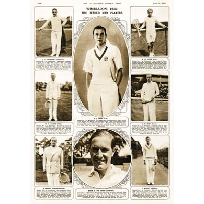 Wimbledon Men's Seeds, 1935