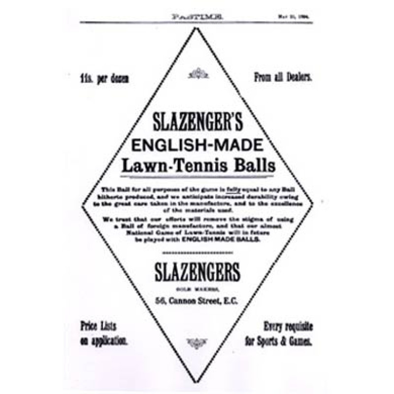 Slazenger's Balls, 1894