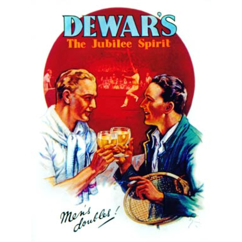 Dewar's Tennis Ad, 1935