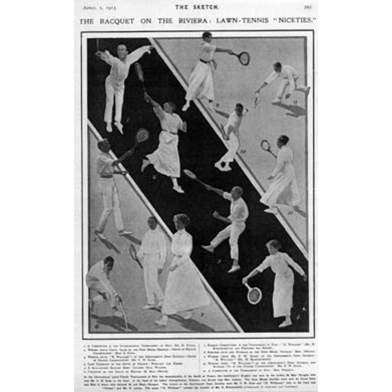 Racquet on the Riviera, 1913