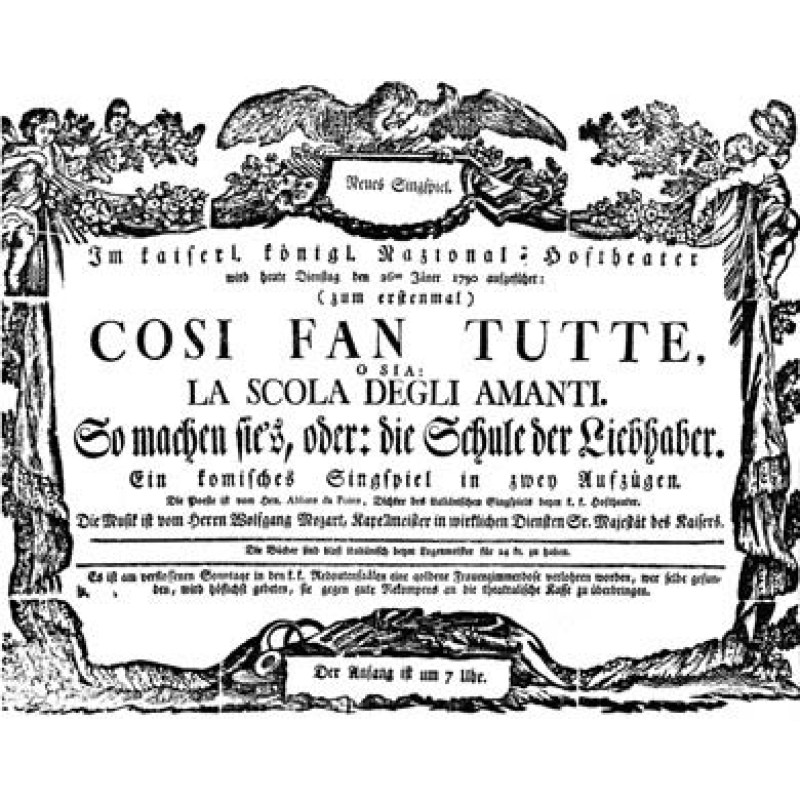Cosi Fan Tutte, 1790