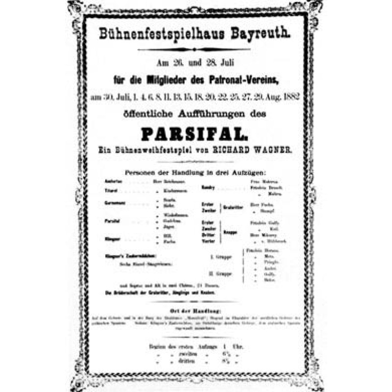 Parsifal Premiere 1882