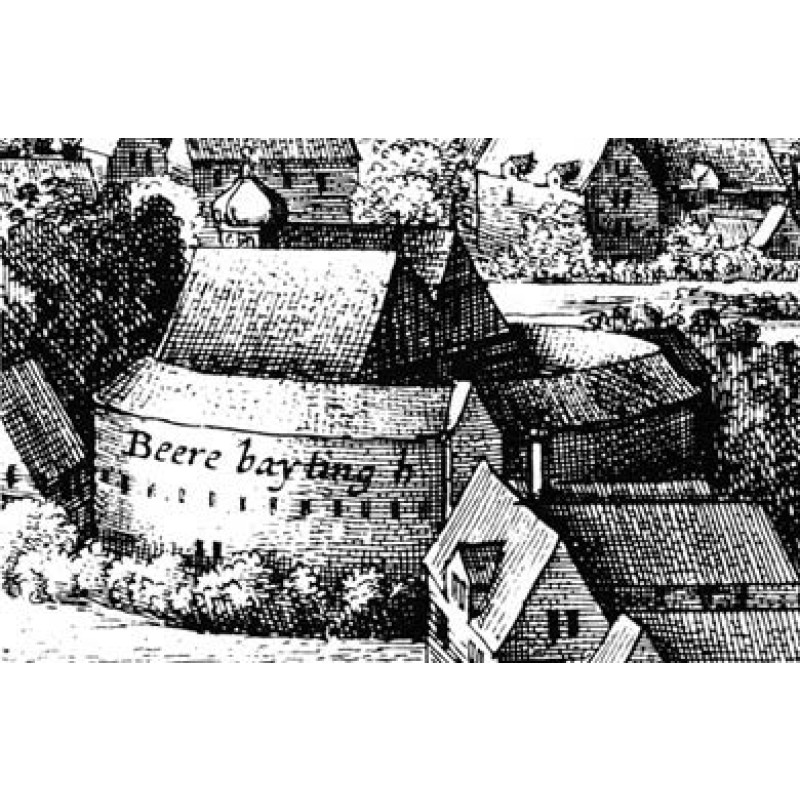 Globe Theatre, Wenceslaus Hollar, Etching