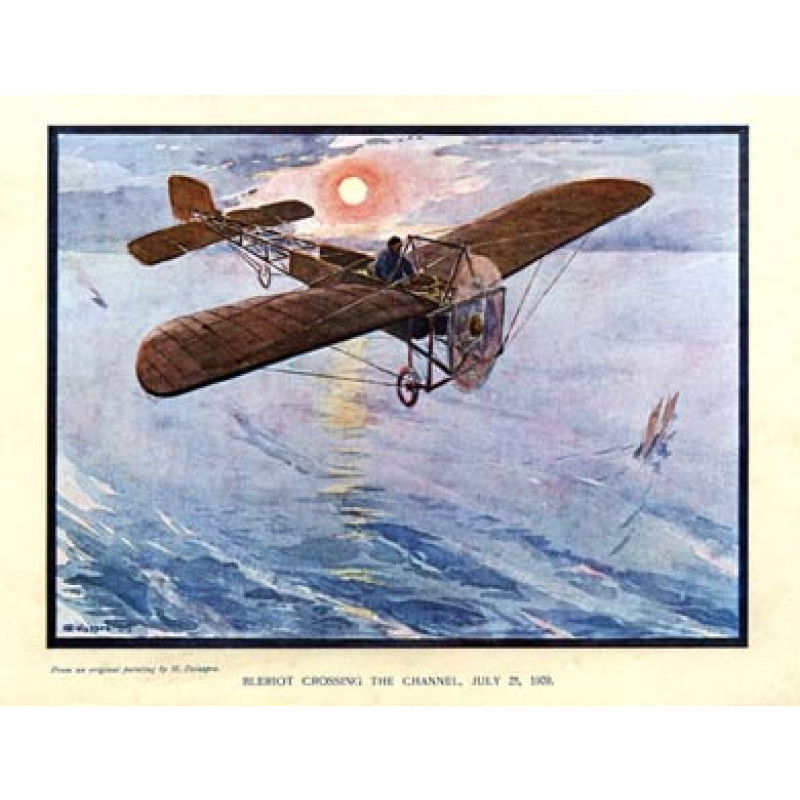 Bleriot Flies The Channel