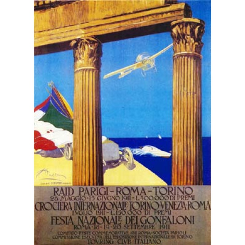 Raid Parigi Roma Torino, 1911