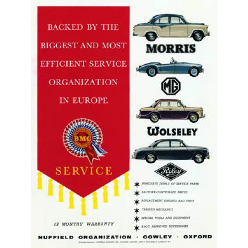 BMC Cars, 1958