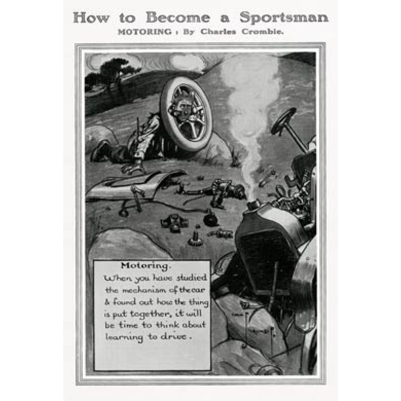 Become a Sportsman, Motoring