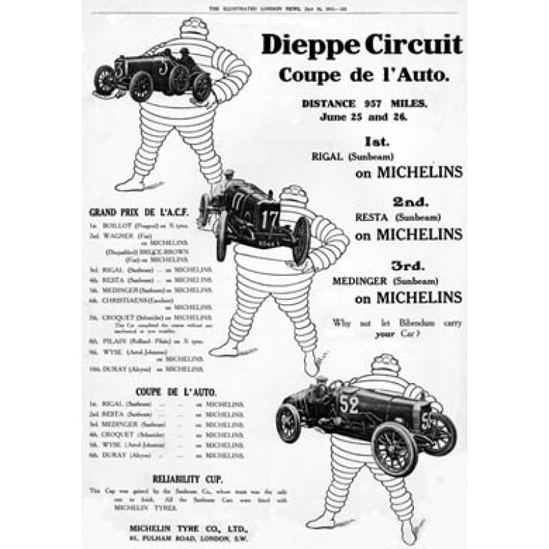 Michelin Racing Triumphs 1912