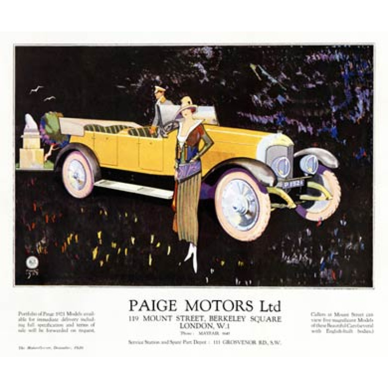 Paige Motors 1921