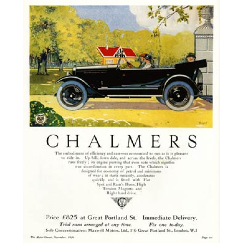 Chalmers, 1920