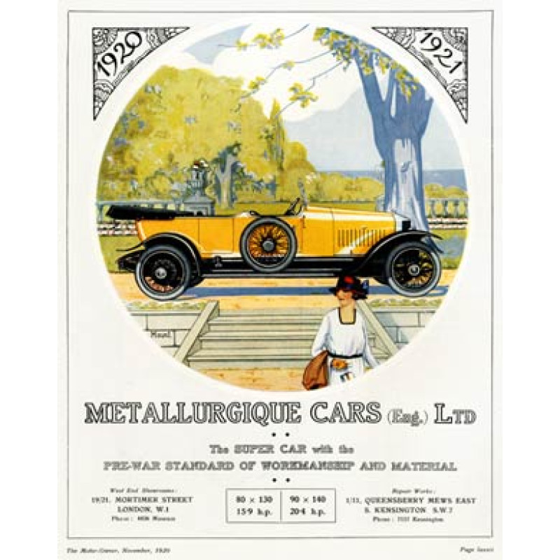 Metallurgique, 1920