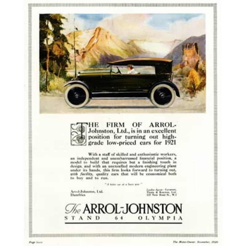 Arrol-Johnston, 1920