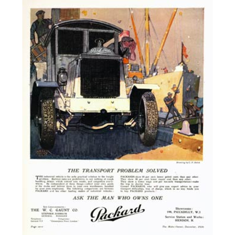 Packard Trucks, 1920