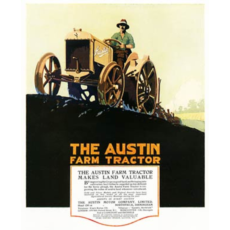 Austin Farm Tractor, 1920