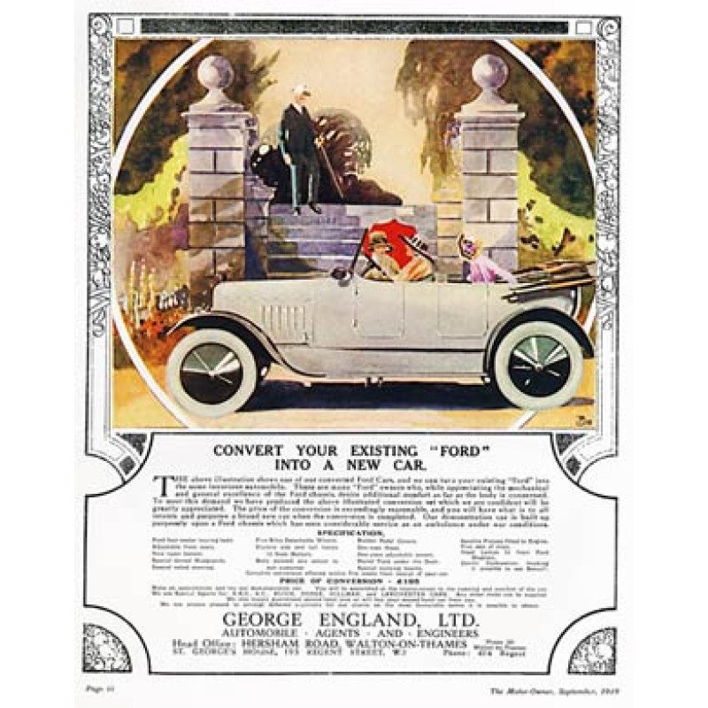 Ford, Conversion, 1919