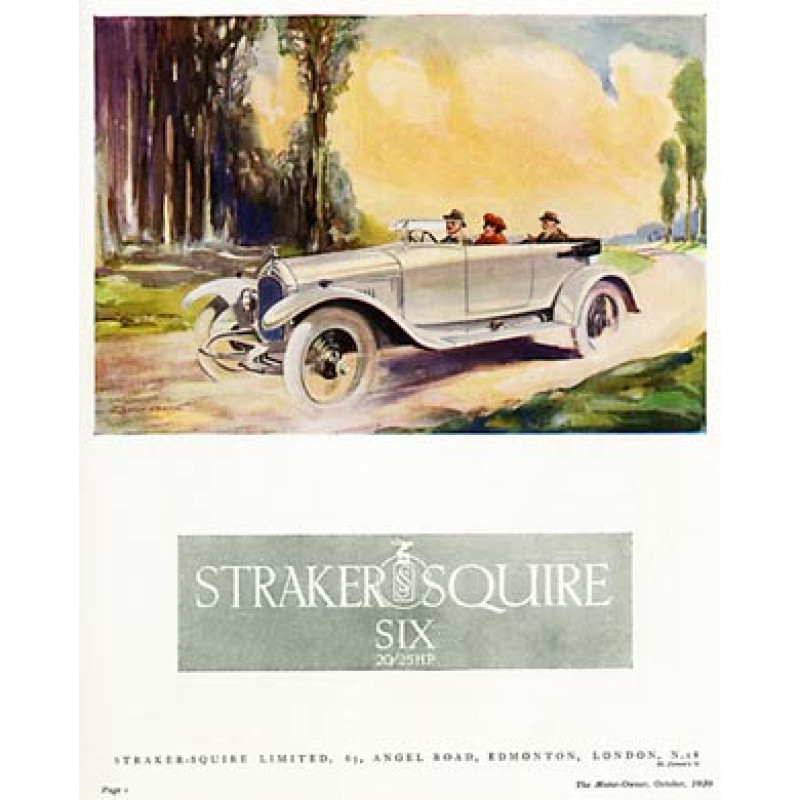Straker Squire Six, 1920