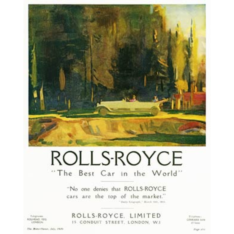 Rolls Royce, 1920