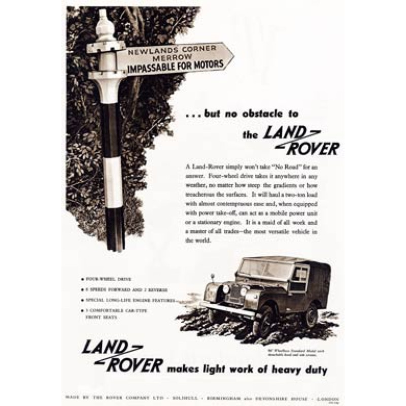 Land Rover, 1955