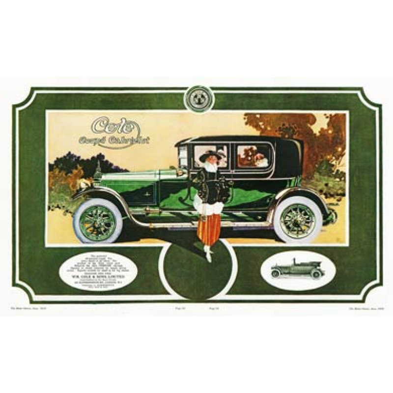 Cole Coupe Cabriolet, 1919
