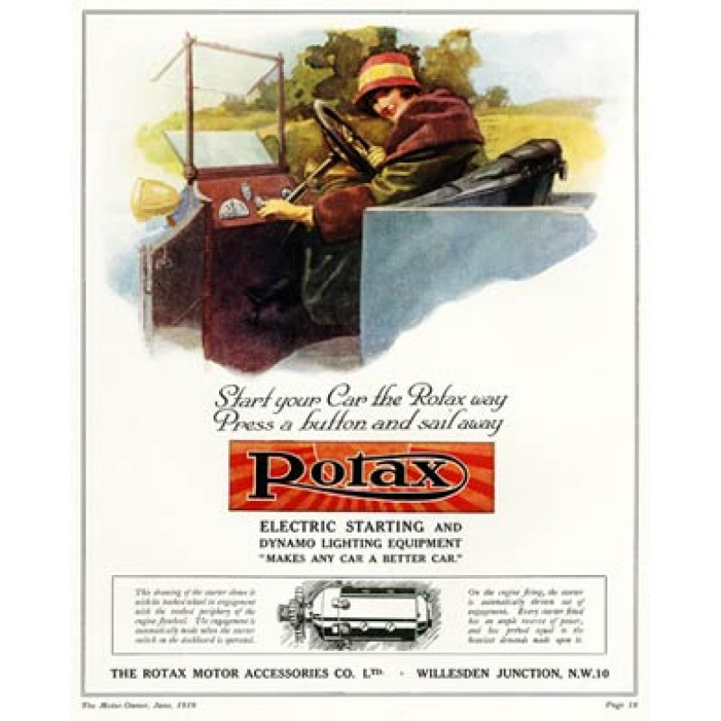 Rotax Motor Accessories, 1919