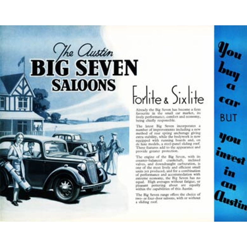 Austin Big Seven Saloons, 1938