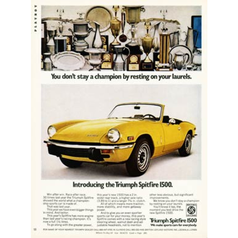 Triumph Spitfire 1500, 1973
