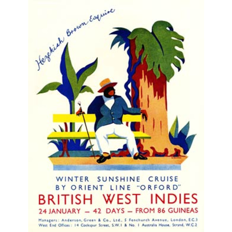 Orient Line, West Indies, 1932