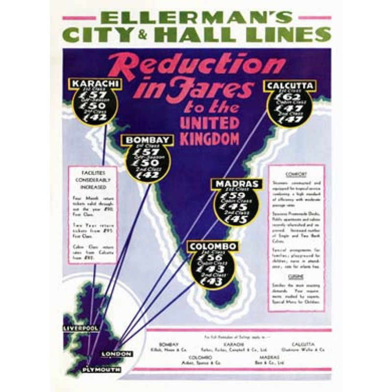 Ellermans City and Hall LInes, 1932