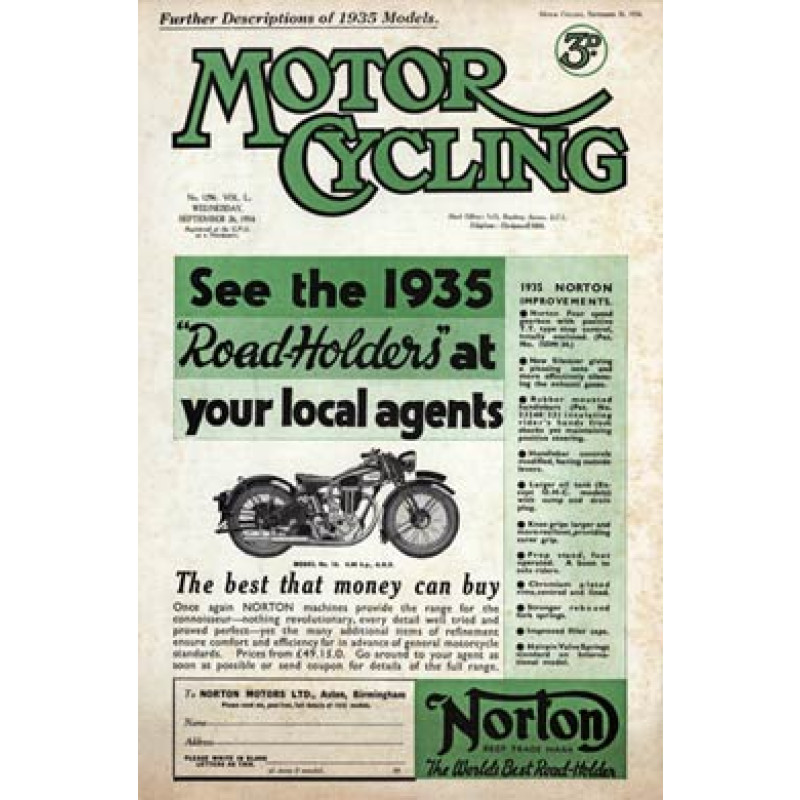 Norton Road-Holders 1935