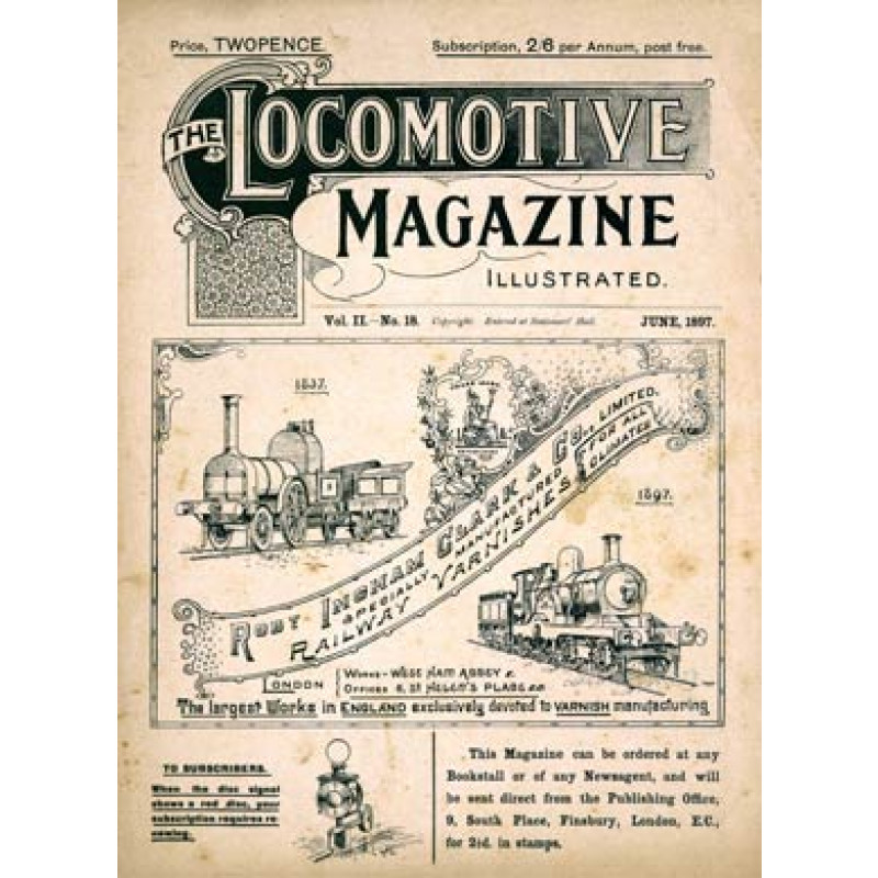 Locomotive Magazine, June, 1897