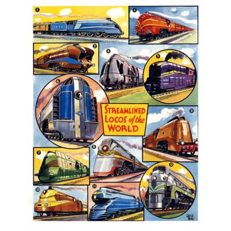 Streamlined Locos Of The World
