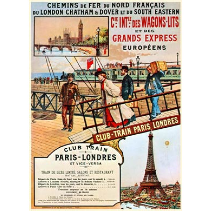 Paris to London, 1889