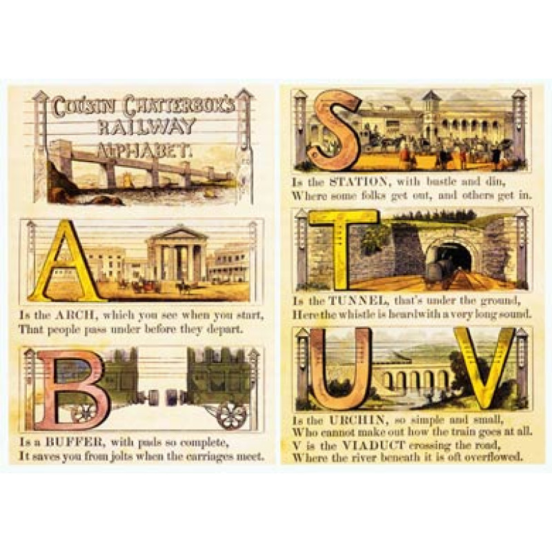 Cousin Chatterbox Railway Alphabet, 1845