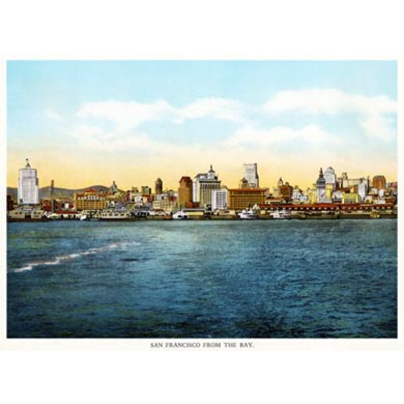 San Francisco From The Bay, 1927