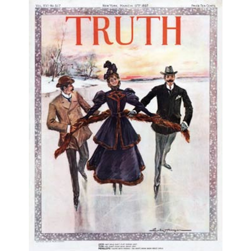 Skating In Lent, Truth 1897