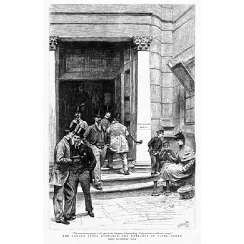 London Stock Exchange, Capel Court, 1891