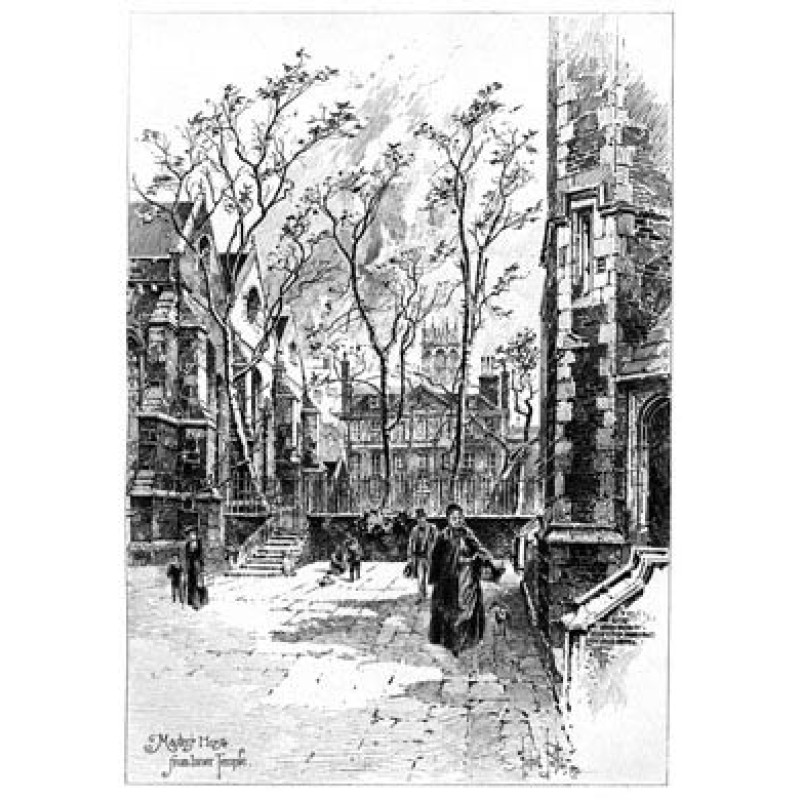 Master's House From Inner Temple, 1892