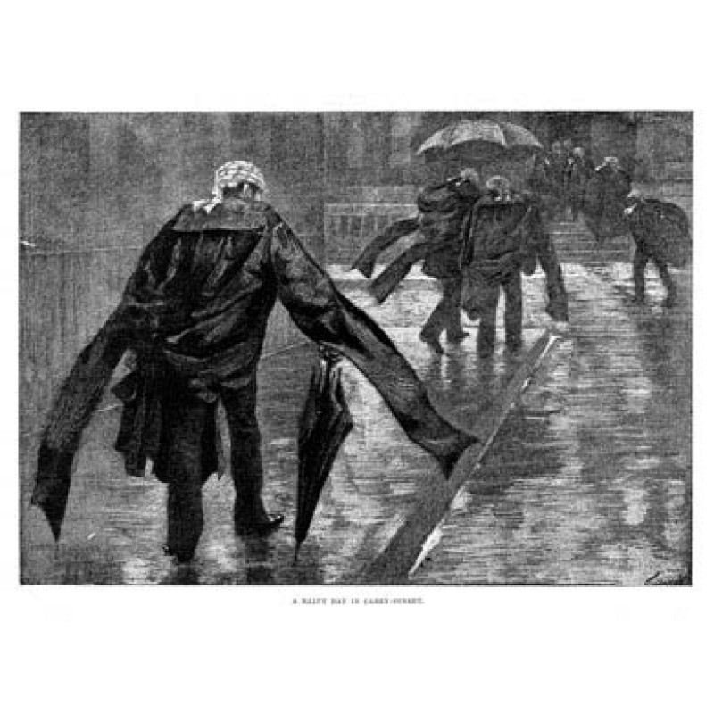Rainy Day in Carey Street